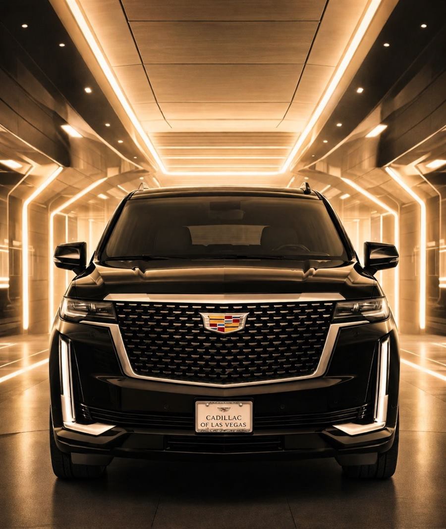 Black 7 Star Fleet luxury SUV exterior for private Las Vegas transportation